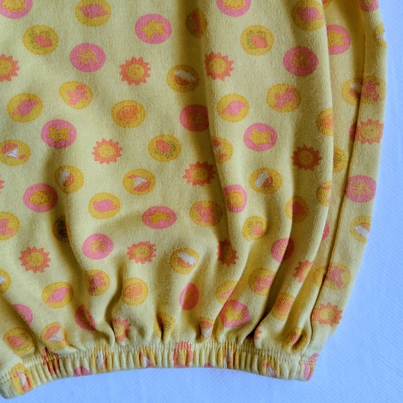 vintage Sesame Beginnings unisex baby sleep gown with foldover mitts 6 months - Picture 3 of 5